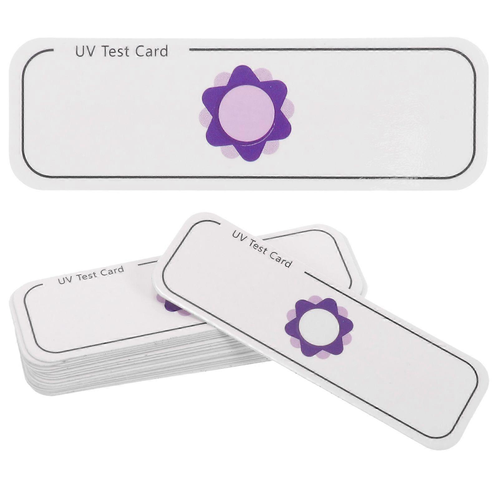 20pcs UV Testing Cards UVA UV Testing Cards UVA Identifying Card UVA Identifiers