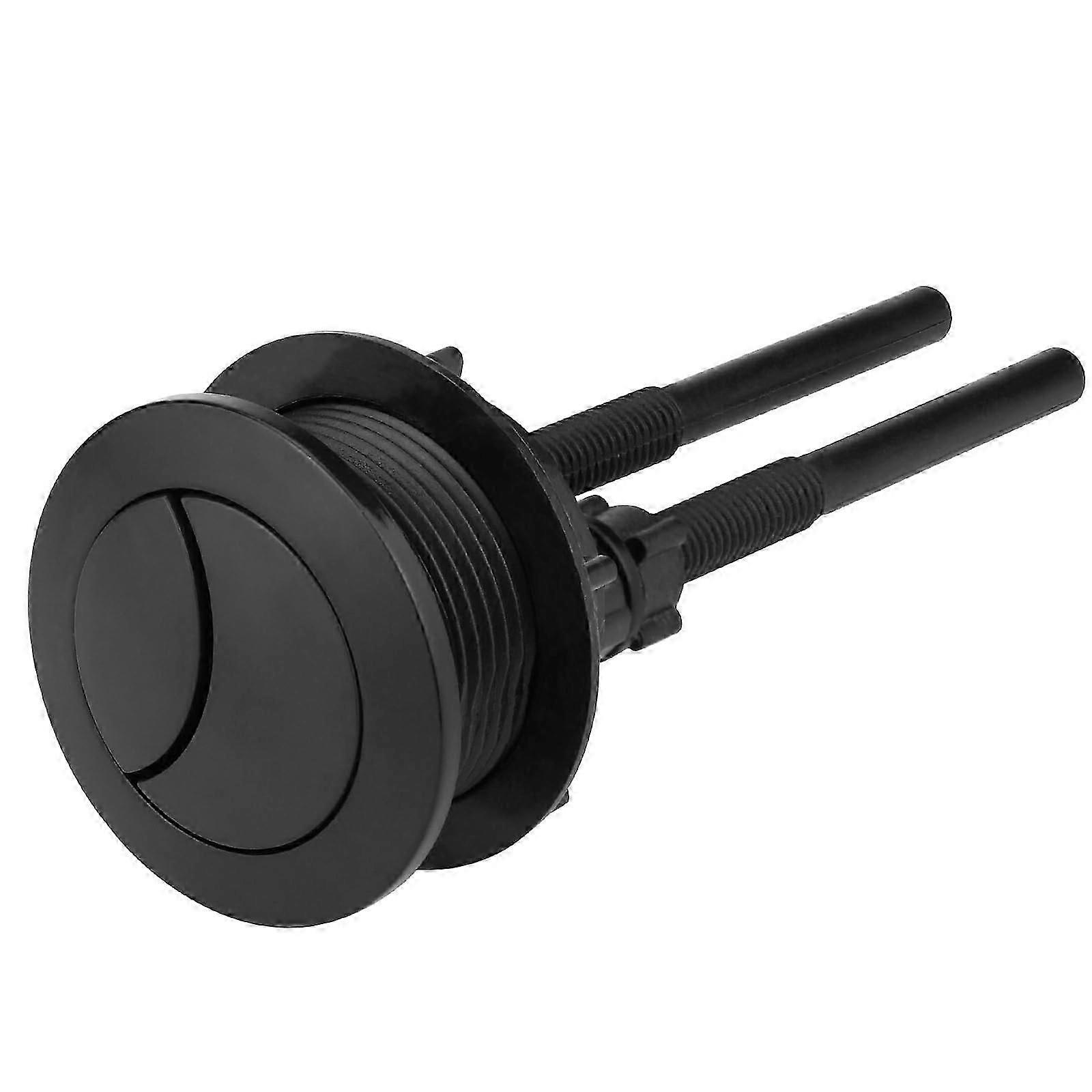 Stylish 38mm Black Toilet Flush Knob Replacement