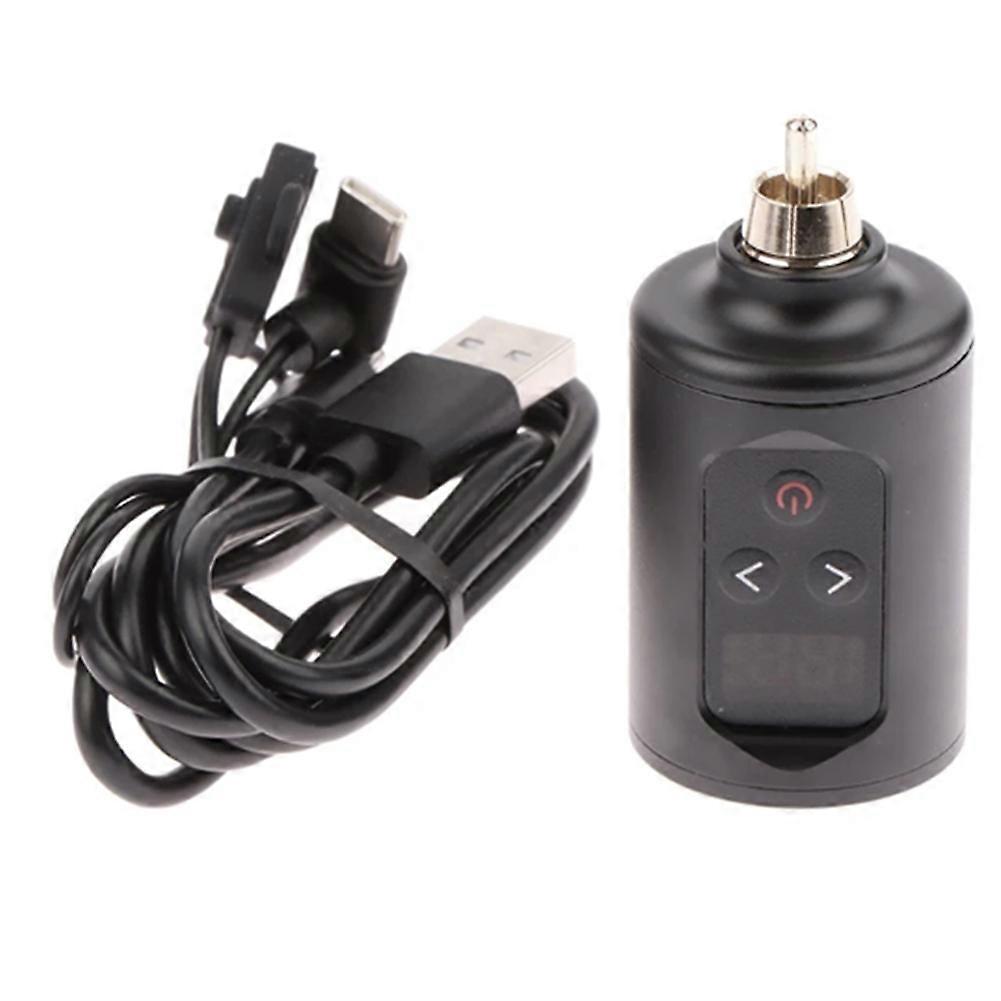Wireless Tattoo Power RCA Socket 1400MA Portable Rechargeable Battery Tattoo Supply