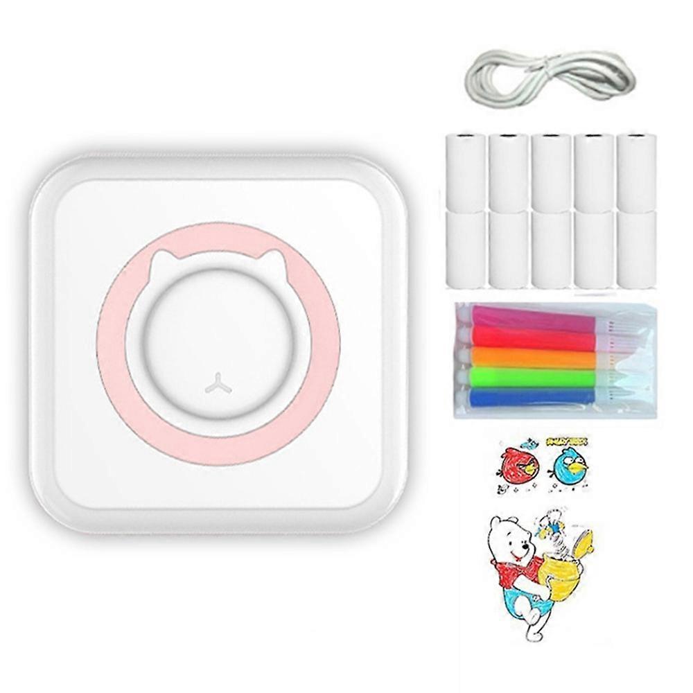 C15 Mini Thermal Printer Mobile Bluetooth-Compatible Label Printer Smart Photo Printer