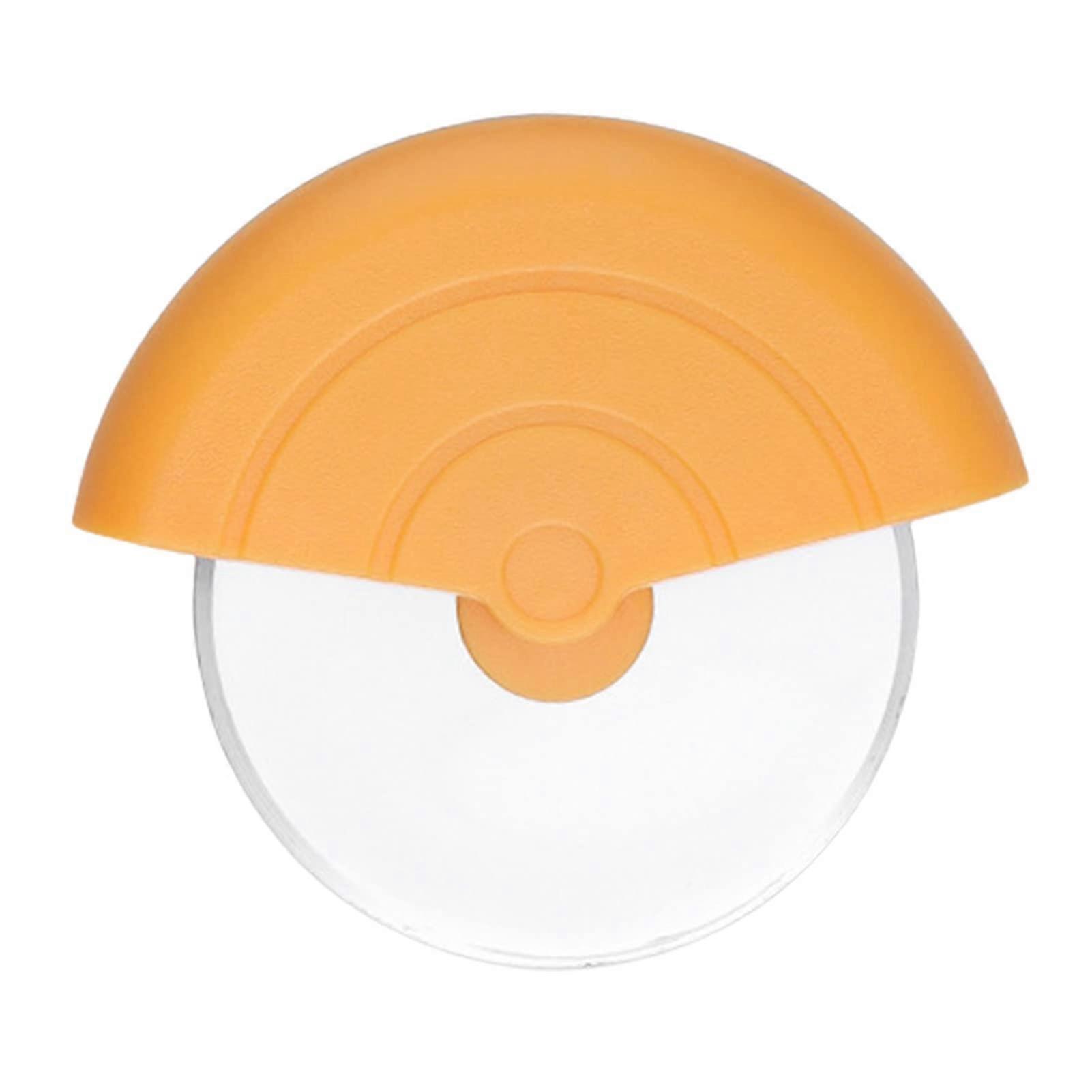 Pizza Cutter with Ergonomic Curved Handle, Sharp Stainless Blade for Pizza, Cake and Cheese