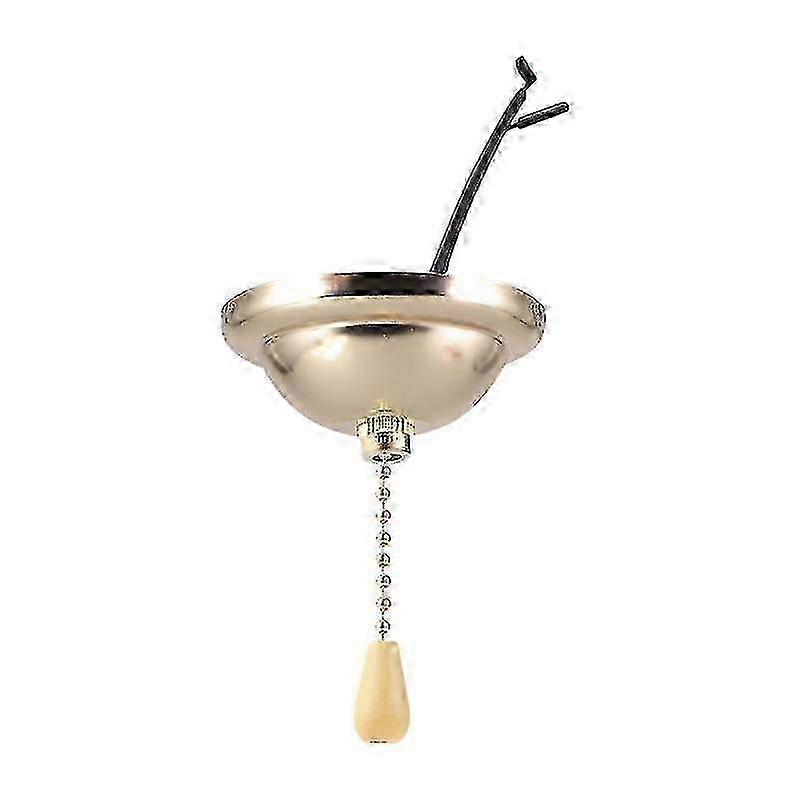 Wire Pulling Switch For Lamp Ceiling Light Indoor Light Ceiling Fan Pull Chain Set(Wood-Copper Style) 25-26