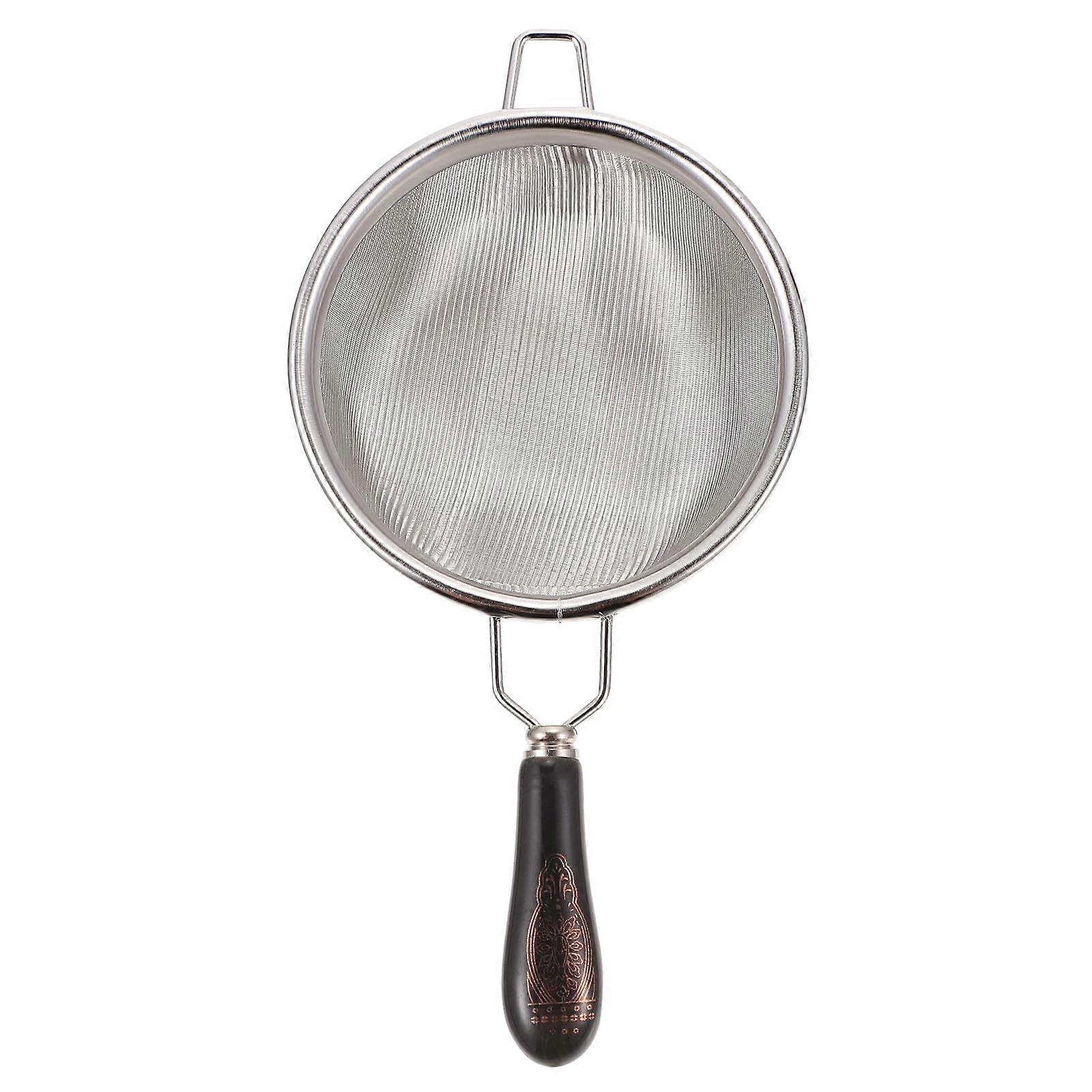 Stainless Steel Tea Strainer with Ceramic Handle, Fine Mesh Infuser for Loose Leaf Tea Brewing