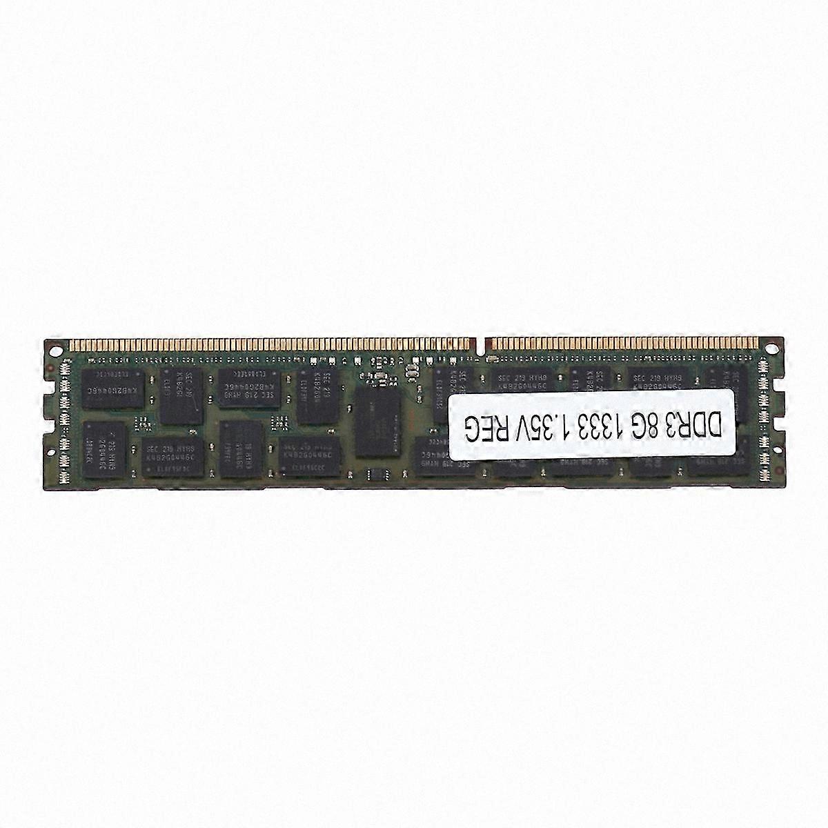1.35V 8GB DDR3 ECC Registered Server Memory 1333MHz PC3L-10600R 2RX4 for Workstations