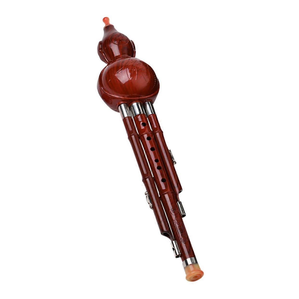 Chinese Hulusi Flute for Beginners Bakelite Cucurbit Flute Traditional Chinese Instrument Durable