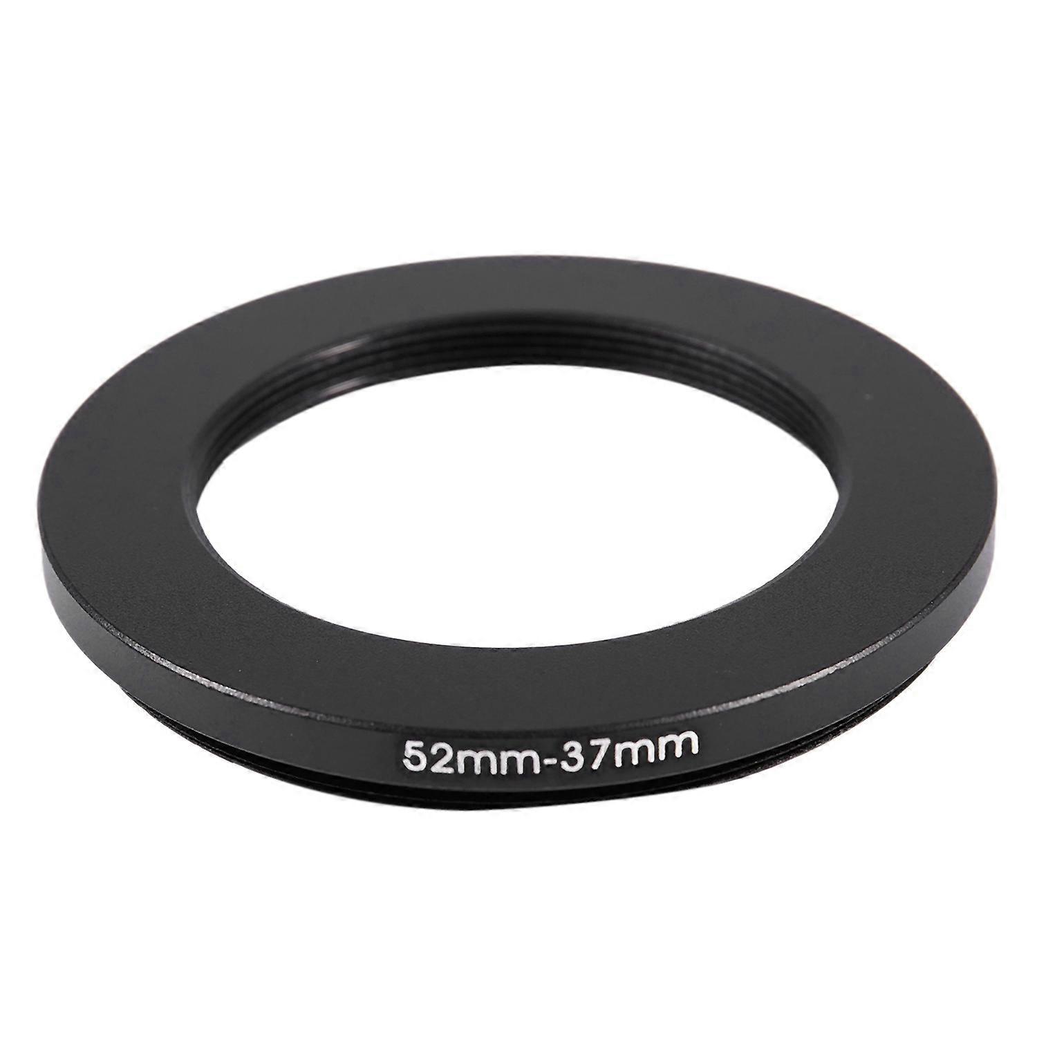 52mm-37mm 52mm to 37mm Black Step Down Ring Adapter for Camera