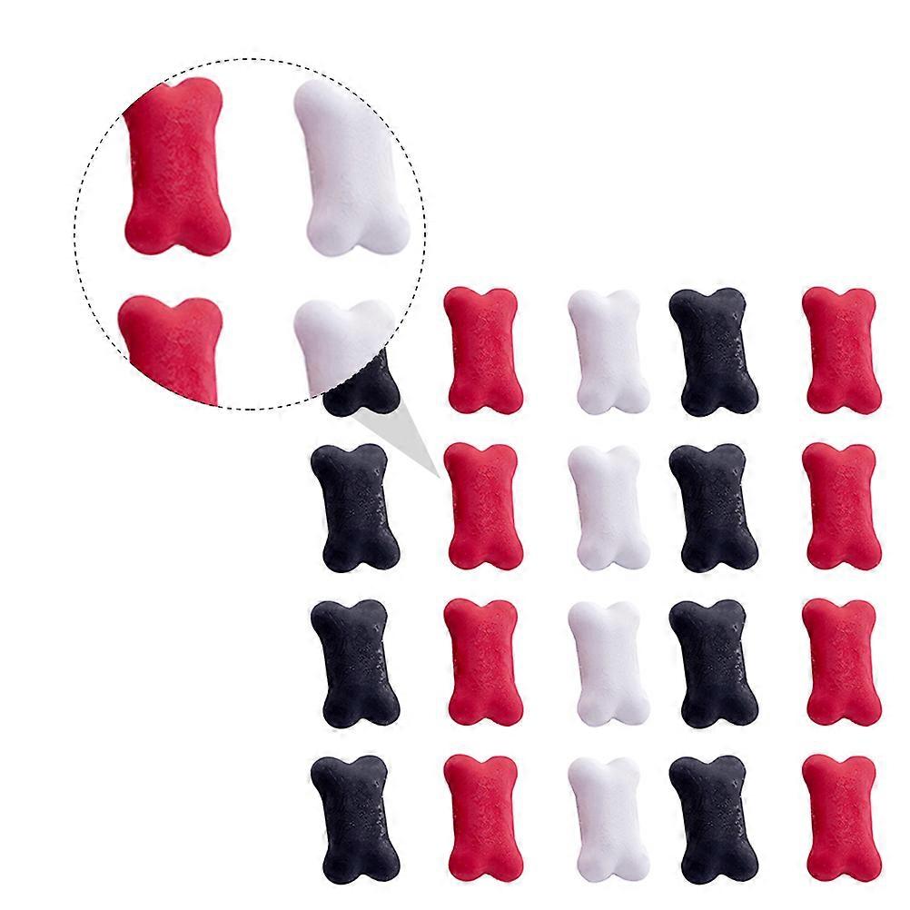 Bone Eraser Cartoon Bone Shape Rubber Eraser for Students Use 20Pcs