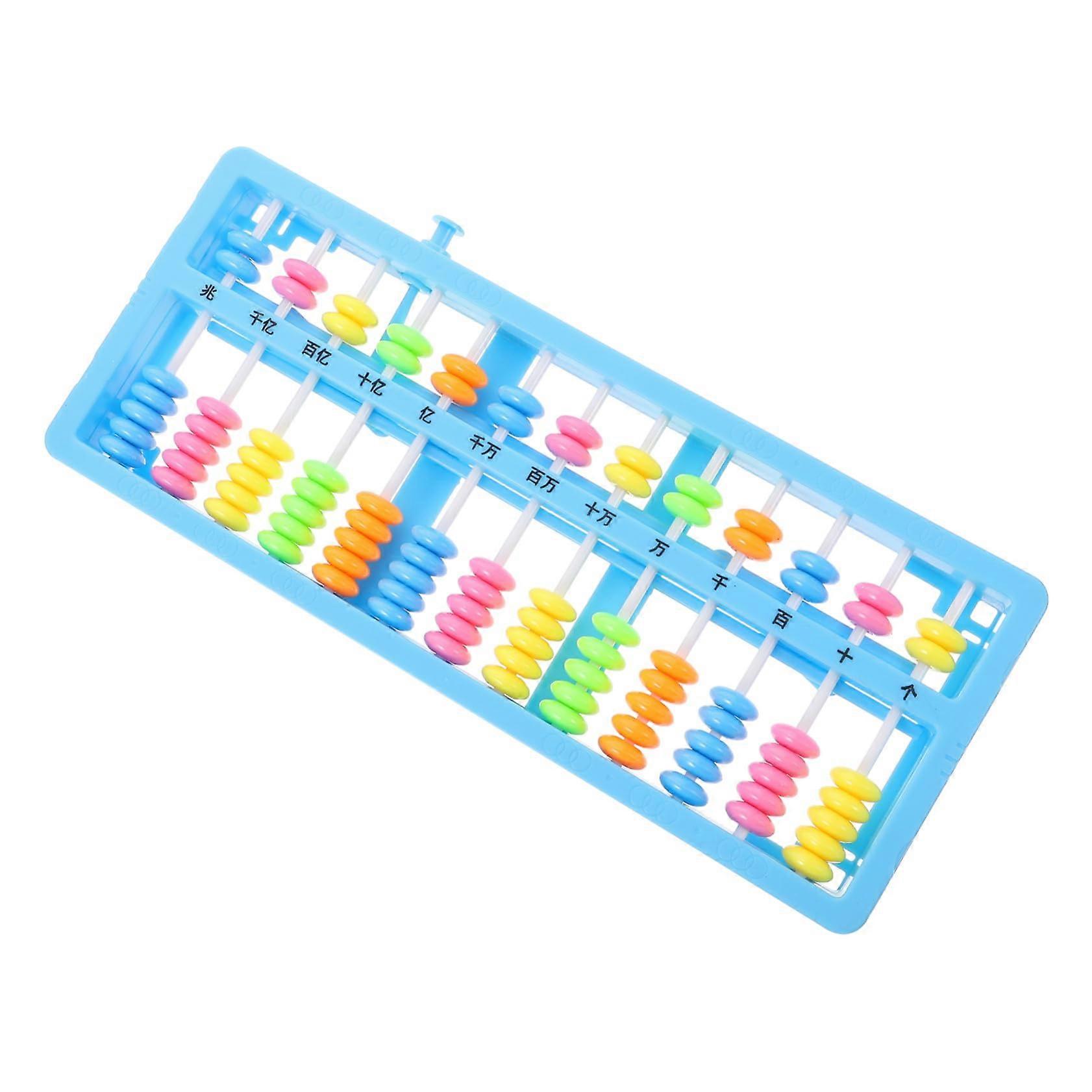Abacus Counting Tool with Colorful Plastic Beads for HandsOn Math Practice and Classroom Learning