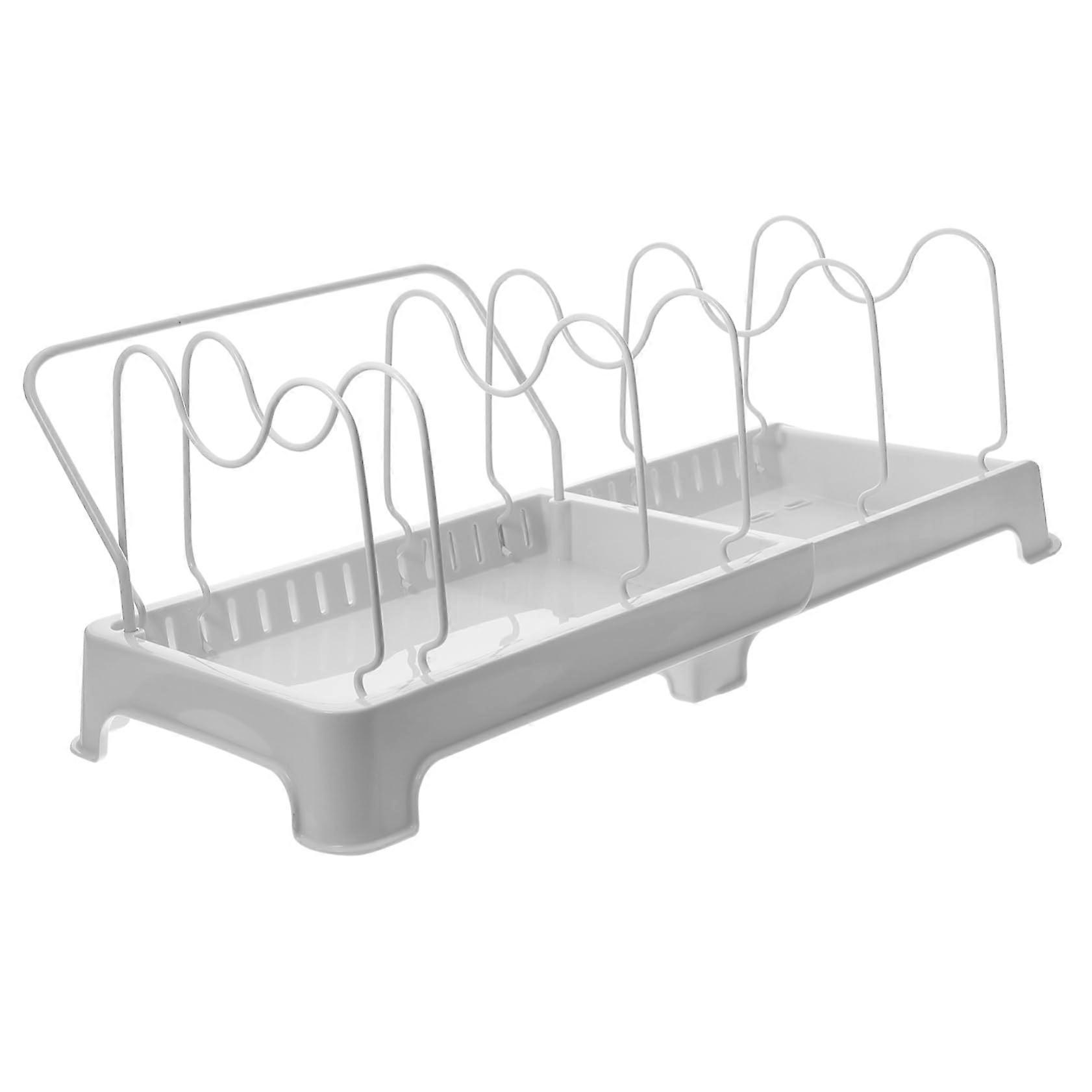 Adjustable Dish Drying Rack for Kitchen Counter with Drip Tray, MultiFunction SpaceSaving Dish Drainer
