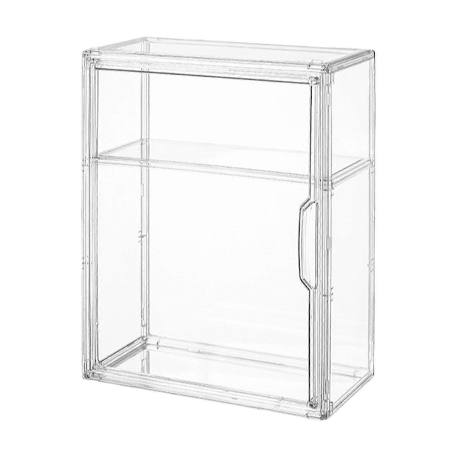 Figurine Display Case Style E Clear Toy Showcase Storage Box for Quick Identification and Visual Consistency