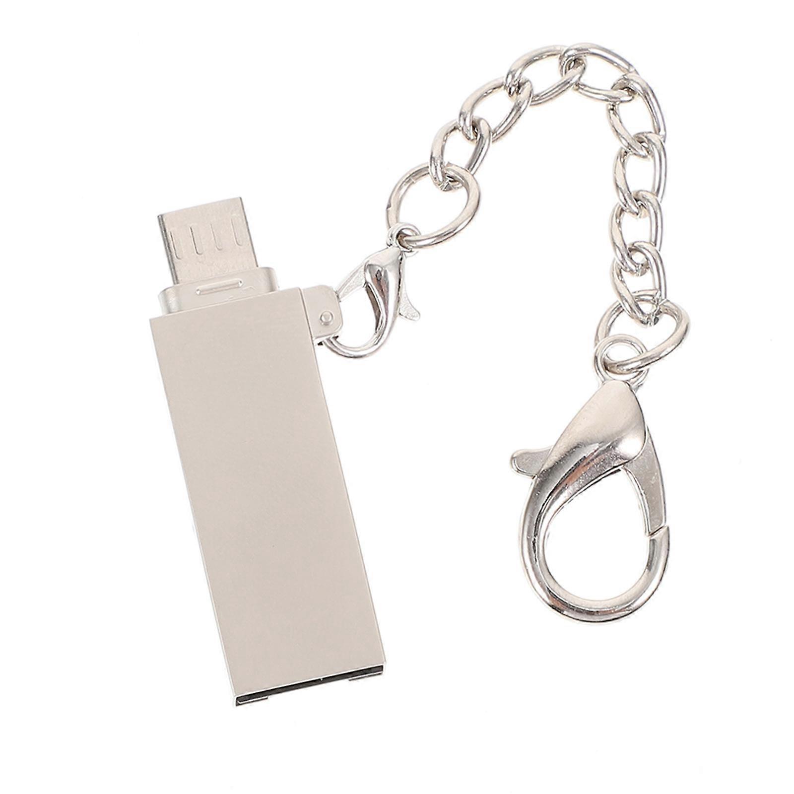 Silver Reader for Phone Data Converter Micro USB Adapter 1Pcs