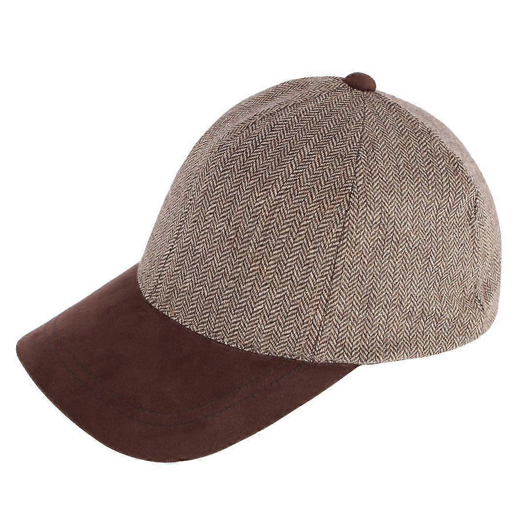 Broner  Wool Blend Herringbone Baseball Cap (Men)