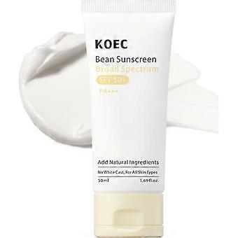 Soy Milk Protective Cream Spf 50 Summer Protection Lotion Lightweight 50ml
