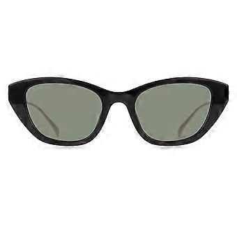 Gucci GG1968S 001 Vollrand-Sonnenbrille für Damen im Cat-Eye-Stil mit UV-Schutzfilter, Original