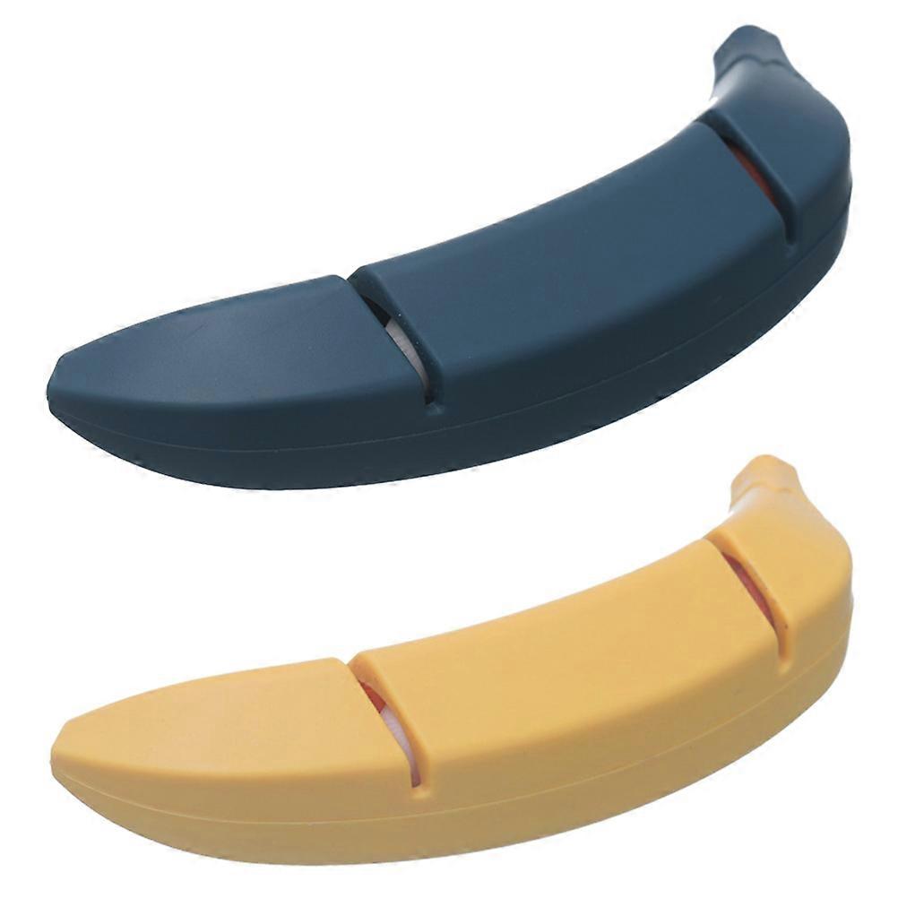 Sharpener Banana Shape 2-Stage Sharpening Tool with 1Set Set