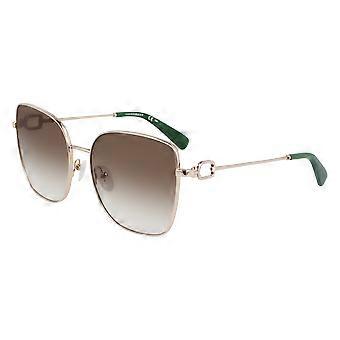Sonnenbrille LONGCHAMP LO177S N 711 GOLD/GRADIENT GREEN 58/17/140 DAMEN