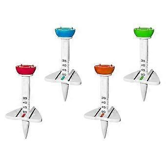 4Pcs Golfs Tees for Golfs Driver Training, Plastic Golfs Tees Low Resistance More Distance Consistent Height Tees