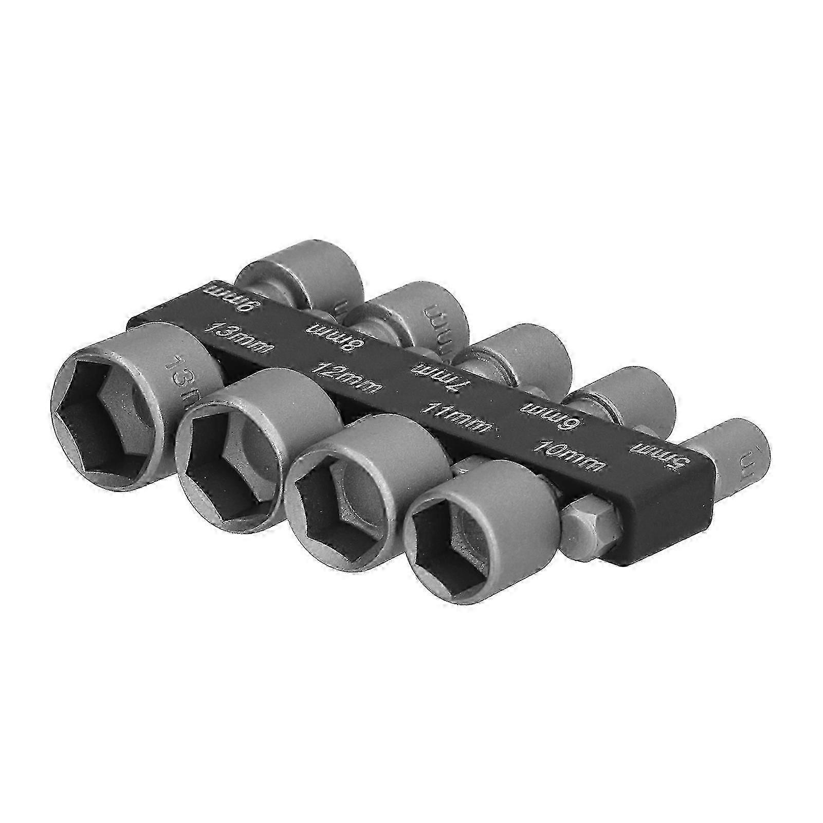 9Pcs Hex Socket Screwdriver Bit Adapter Nut Disassembly Tool Fastening Accessories 5?13mm