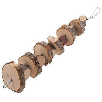 Accessoires pour cage à cobayes : jouet à mâcher en bois sans danger pour lapins, formes uniques pour le nettoyage des dents, 1 ensemble