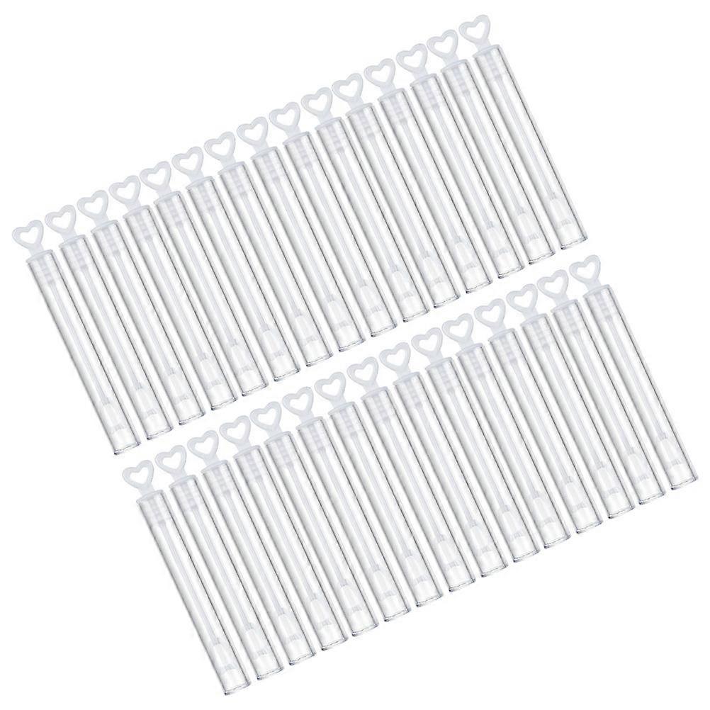 Refilled Bubble Wand Transparent Plastic for Bubble Making 30Pcs Collection