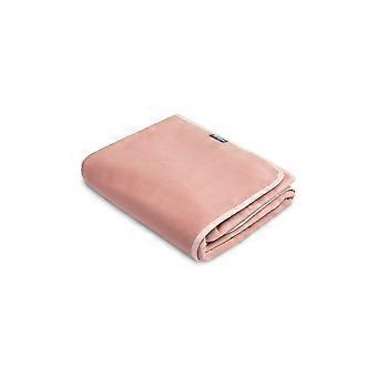 Mjuk fleecefilt rosa 80x100 cm