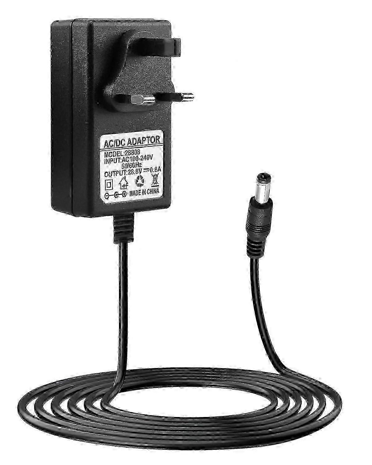 Fast Charger for Cordless Vacuum Models, 28.8V Compatibility, 2M Cable, Quick Charging Solution