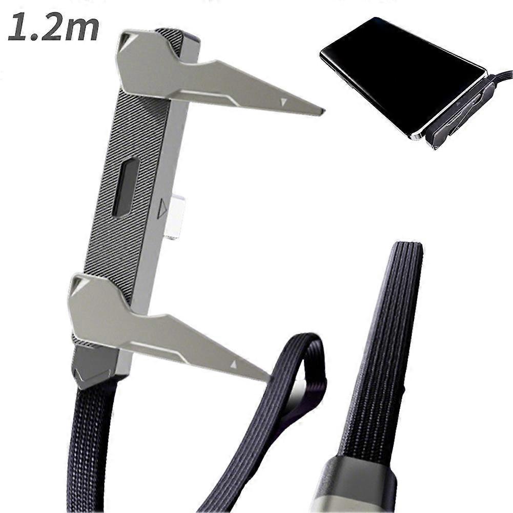 240W Fast Charging Data Cable Type C To Type C With Folding Stand