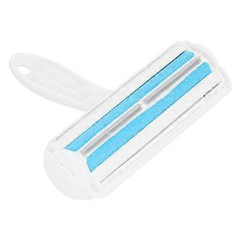 Pet Hair Removal Brush Floating Hair Cleaning Removal SingleHanded Brush compatible with Cats Dogs(Blue )