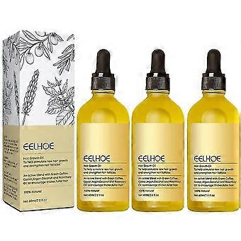 3x Hair Eseential Oil for Hair Growth, Hair Regrowth Serum Natural Hair Growth Treatment for Men Women