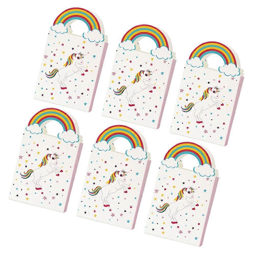 1 Set 24 Pcs Unicorn Paper Candy Boxes Delicate Candy Boxes (Assorted Color)