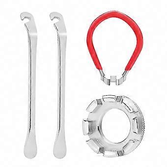 Bike Maintenance Tool Kit - 4pcs Spoke Wrench and Tire Lever Set for Efficient Bicycle Repairs