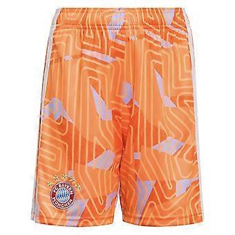 2026-2027 Bayern Munich Home Goalkeeper Shorts (Orange) - Kids