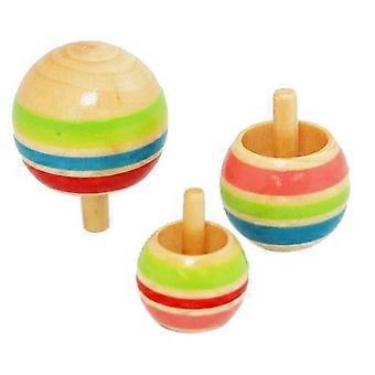3 peças de brinquedos giratórios Magic Tippe Top, bugigangas fofas para crianças de 3 anos ou mais, presentes para cestas de Páscoa, lembrancinhas de festa de aniversário, compatíveis com trem de bolhas