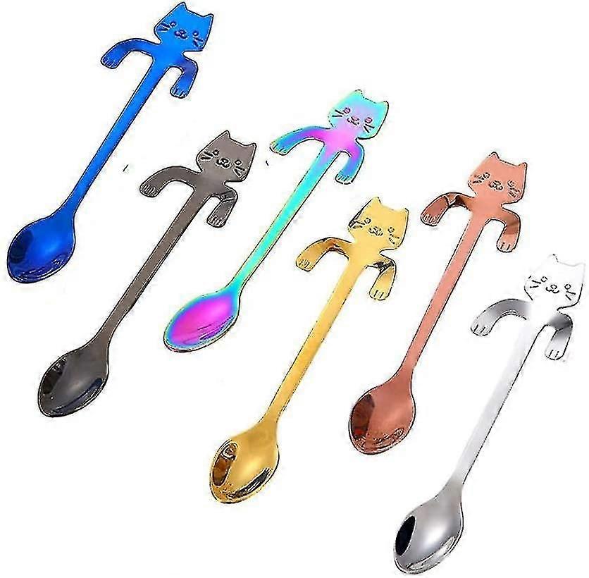 Kattsked Kaffe Teskedsset
