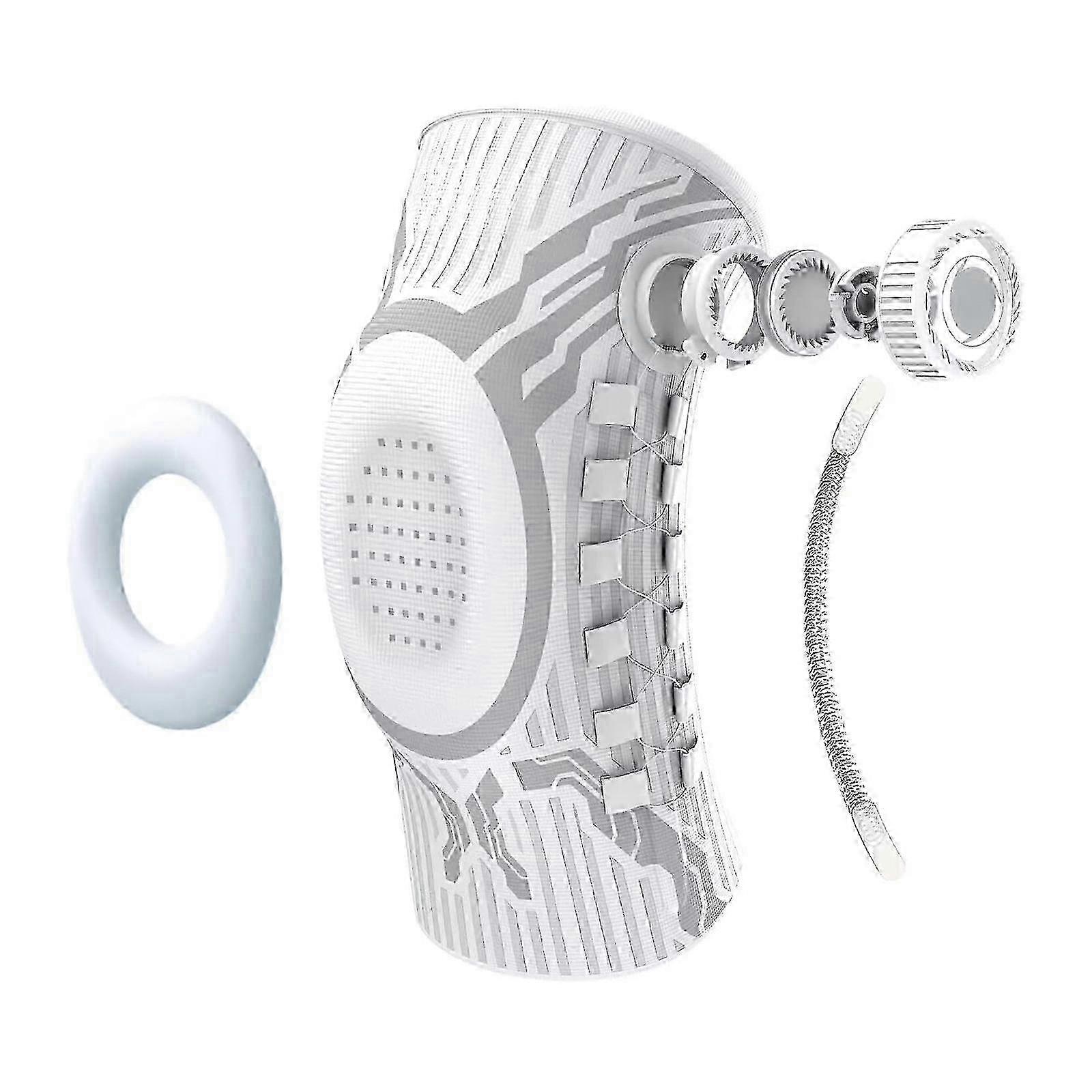 Ginocchiera a compressione regolabile per sport, stabilizzatore per ginocchio atletico adatto per corsa e fitness