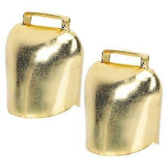 Retro metalen koeienbellen voor decoratie, 2 stuks belornamenten
