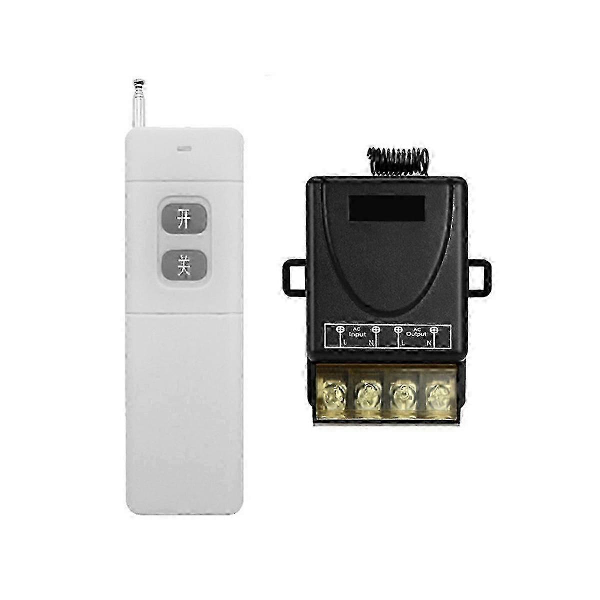 Wireless RF433 Remote Control Switch | 30A High Power | Wide Voltage | Long Distance