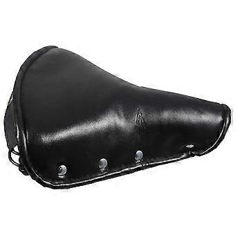 Lederen Vintage zadel geveerd Retro zitkussen duurzaam zitkussen voor Vintage driewieler (zwart) (willekeurige stijl)