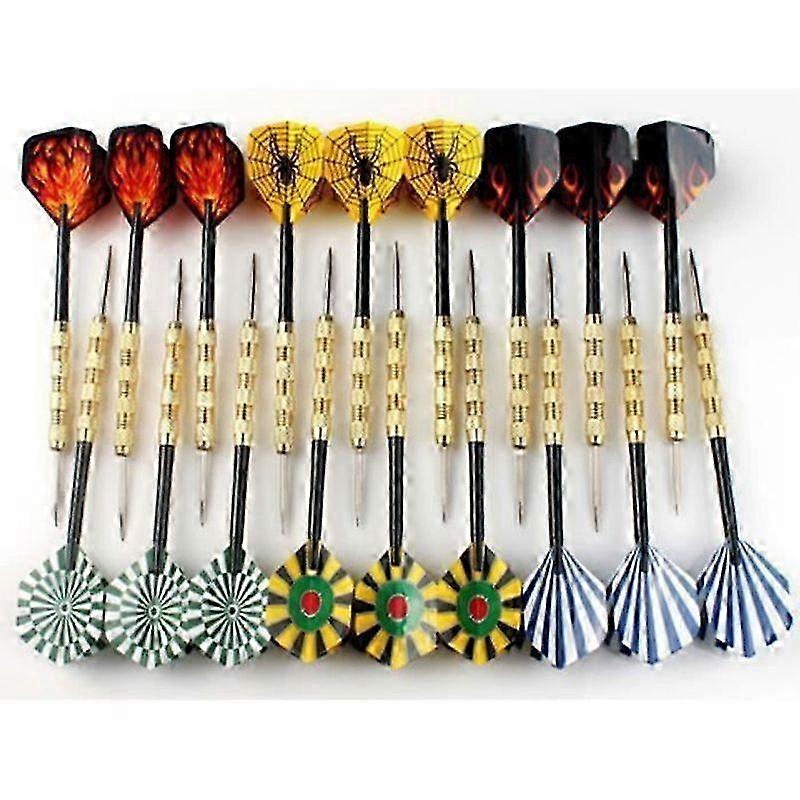 18pcs stål tips dart med fine flyreiser