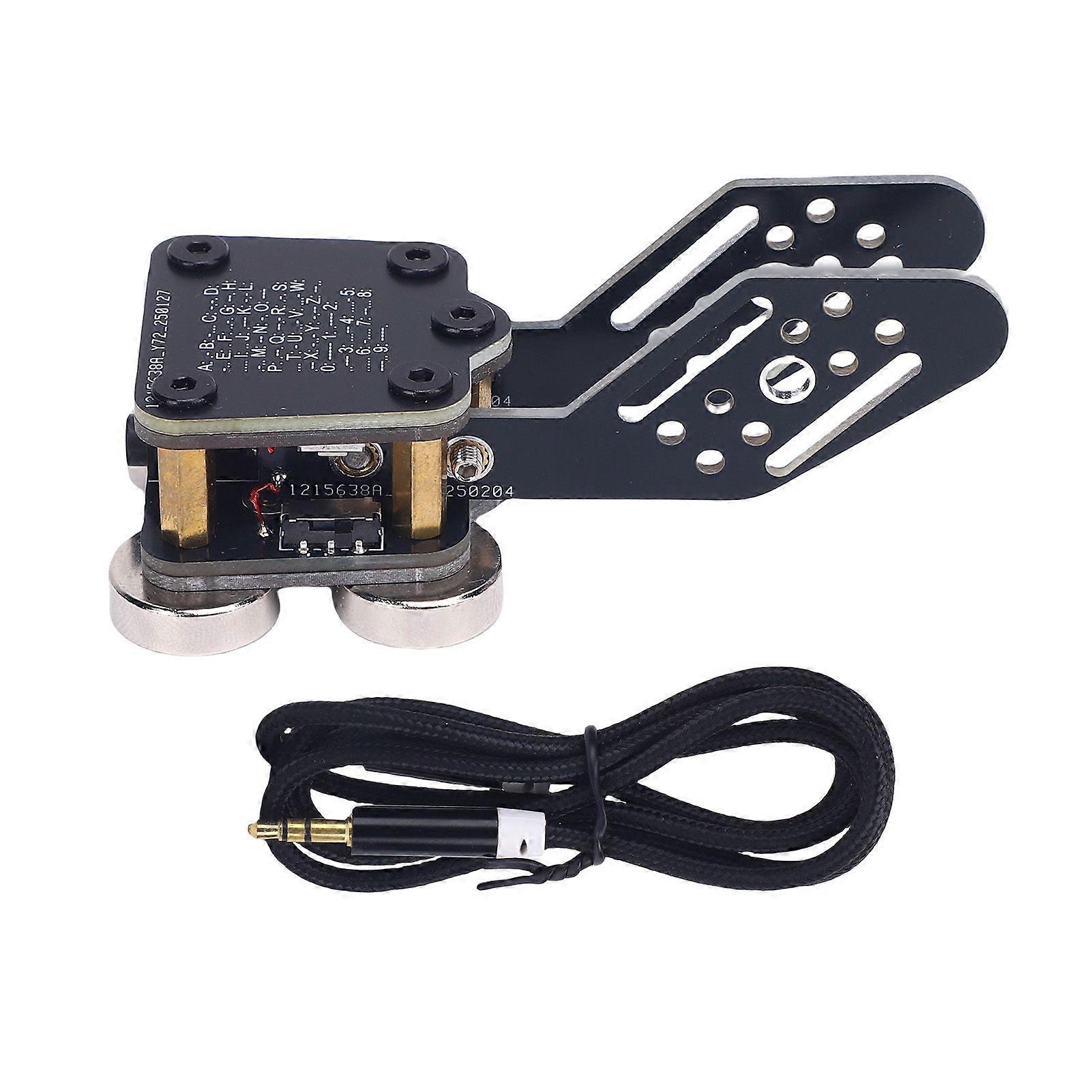 CW Keyer Automatic Trainer PCB 4 Nd Magnet Bases Double Paddle Automatic Morse Code Key