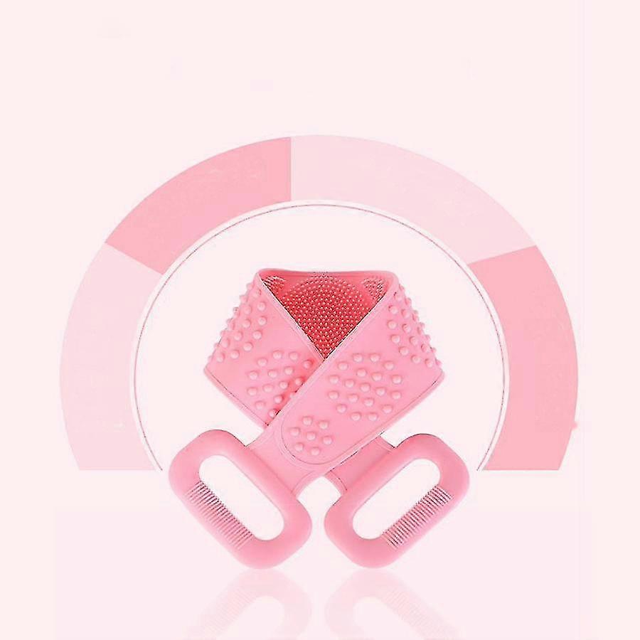 Shower Scrubber - Silicone - Pink
