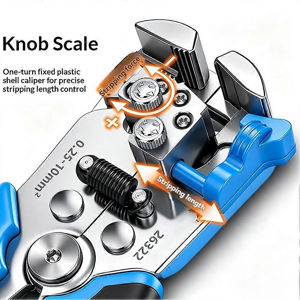 Multi-Function Automatic Wire Stripper Terminal Crimping Decrustation Pliers Electrician Hand Tools Cable Cutter Plier