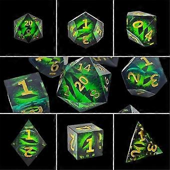 Resin Dragon Eye Dice Cthulhu Running Group Board Game Purple