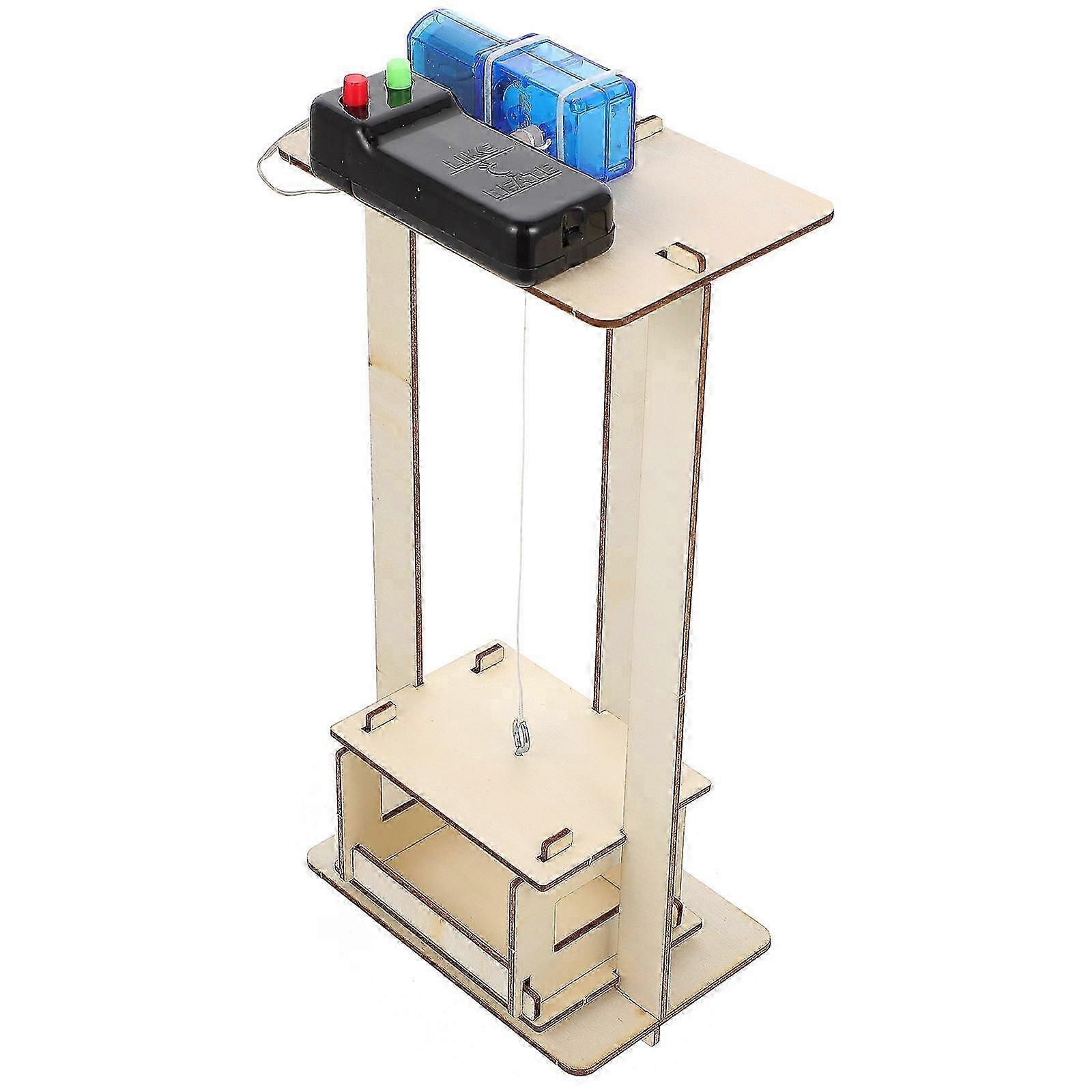 1 Set DIY Elevator Scientific Toy Model Educational Toy Kid Teaching Model