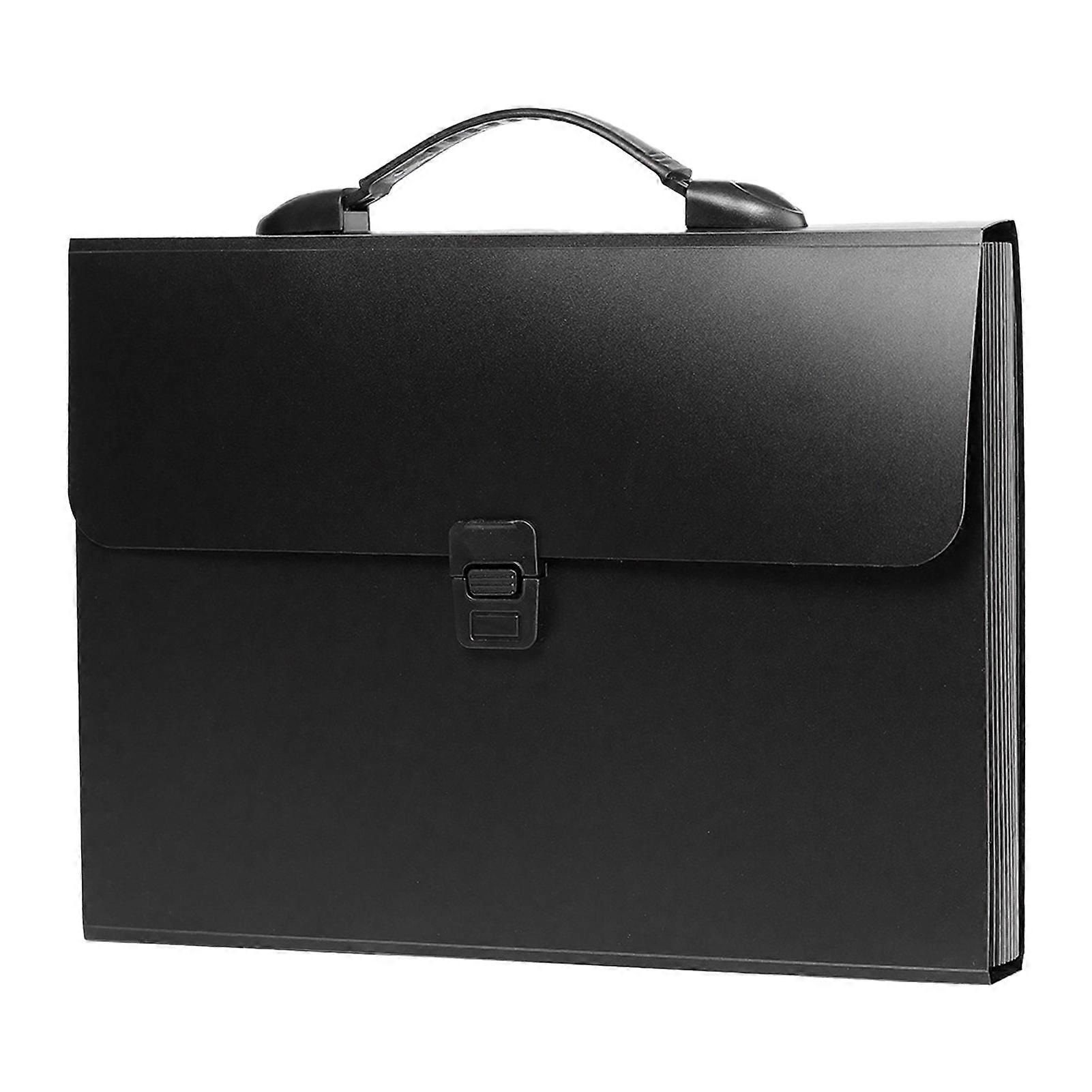 Expanding File Folder - 13 Compartments with Handle - for A4 Documents