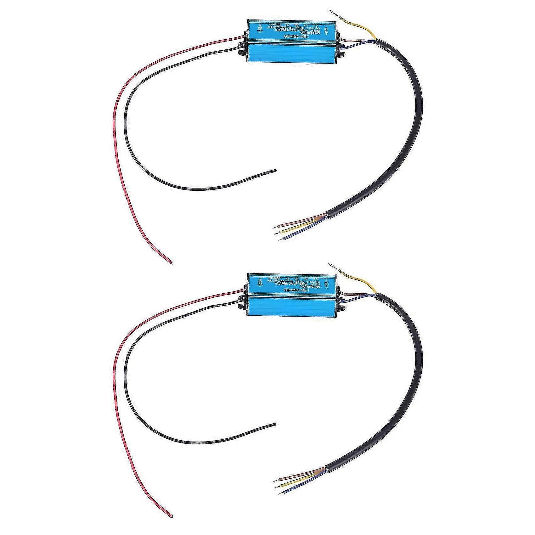 2x 30w Led Driver Constant Current Driver Power Supply Transformer Waterproof