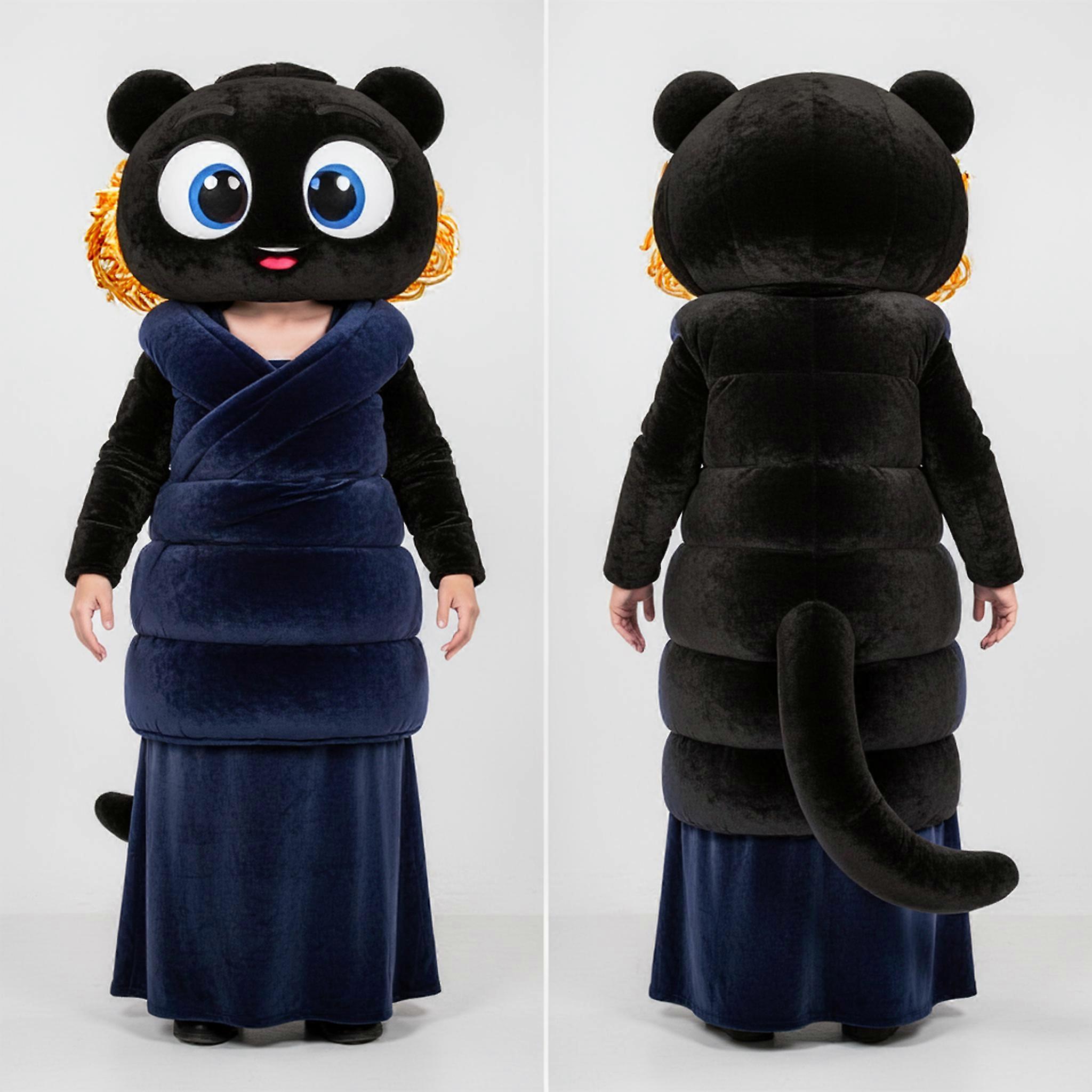 MASTICOT Velvety Black Pad Thai Mascot
