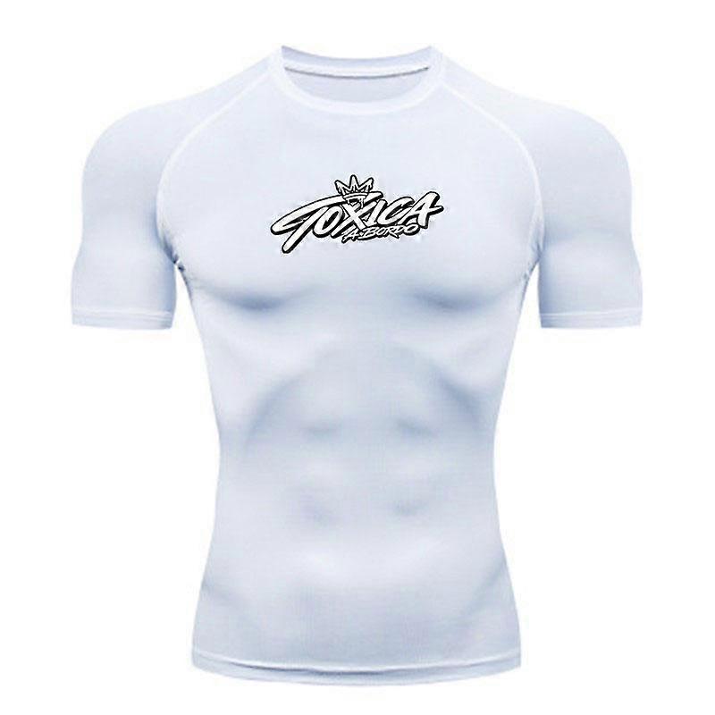 Men's Compression Athletic T-Shirt, Quick Dry Breathable Str