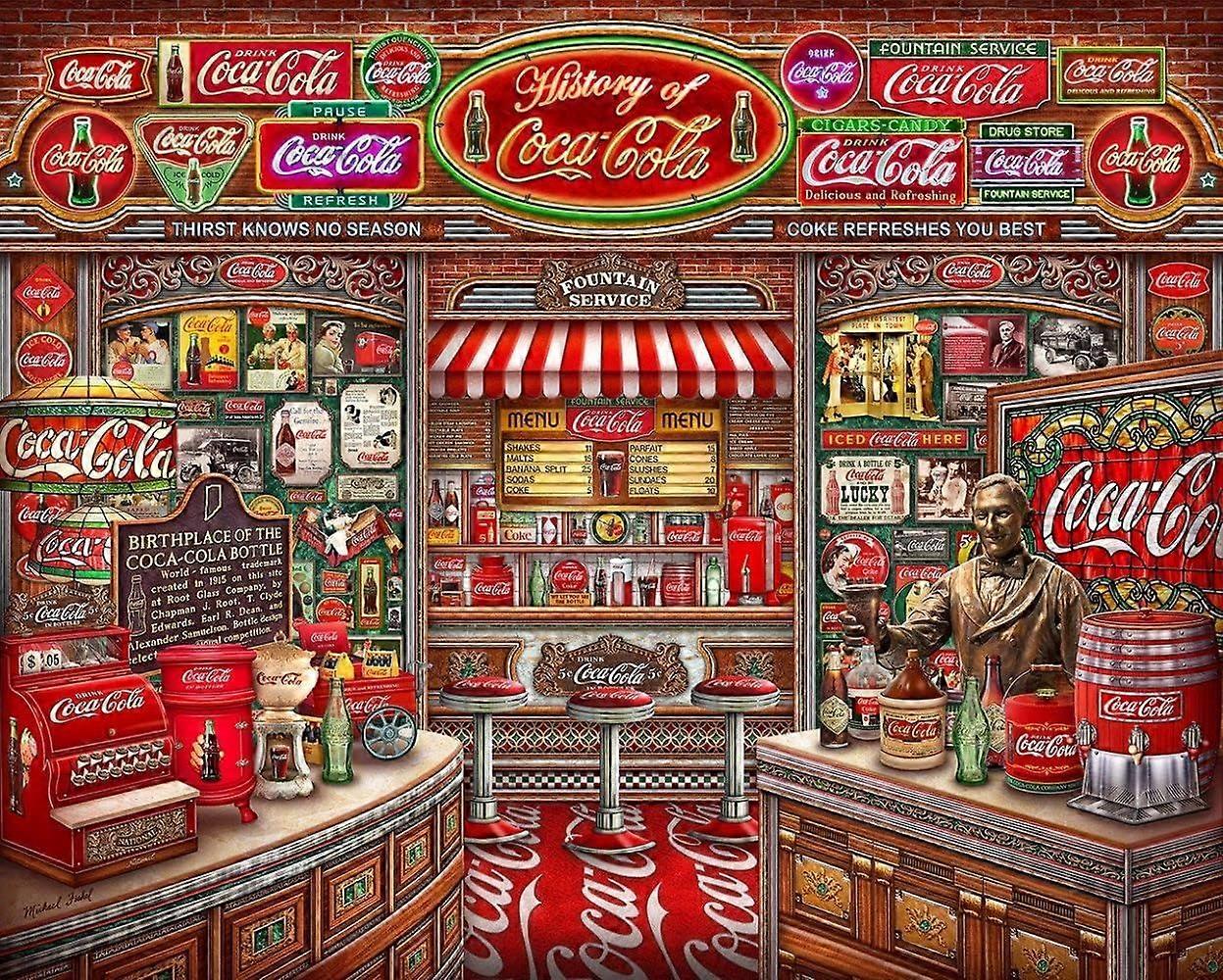 Puzzle Historie CocaColy pro dospělé VRE665