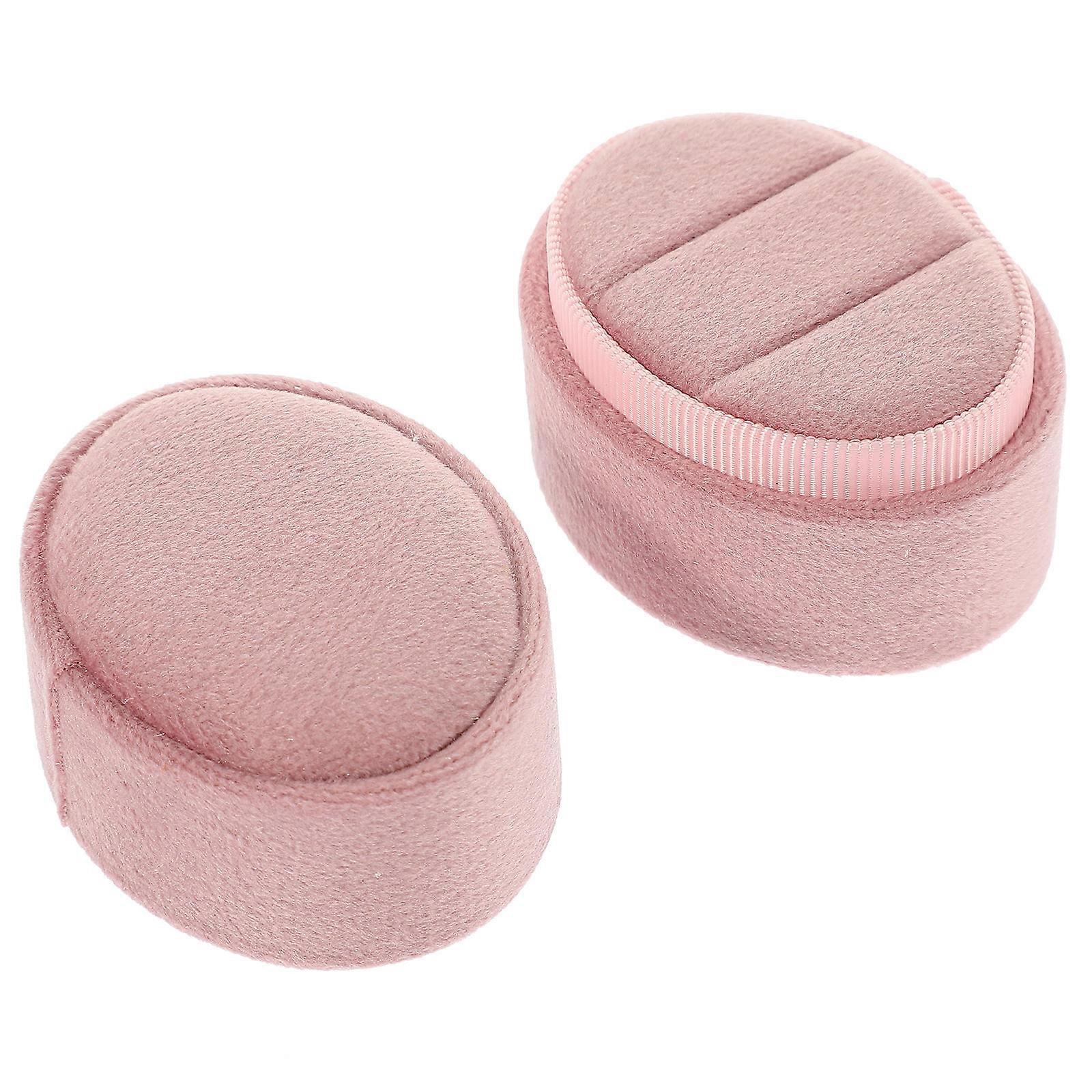 Ring Box for Storage Use Delicate Ring Organizer 2-Slots